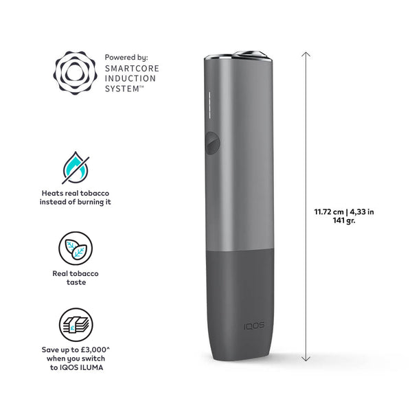 IQOS ILUMA ONE PEBBLE GREY PRODUCT BENEFITS