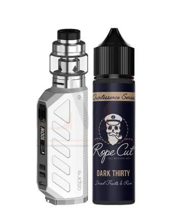 The Aspire Deco vape kit is a reliable sub-ohm kit that combines style with performance, recommended for intermediate and experienced vapers. Powered by your choice of either a 18650 or 21700 vape battery (sold separately) it's capable of a 100W max output (with 21700 battery).Dark Thirty was made, especially for the high ranking ship captains. A rich blend of raisin and plum tobacco with a hint of rum, it will leave your palate with a feeling of refinement and delight.