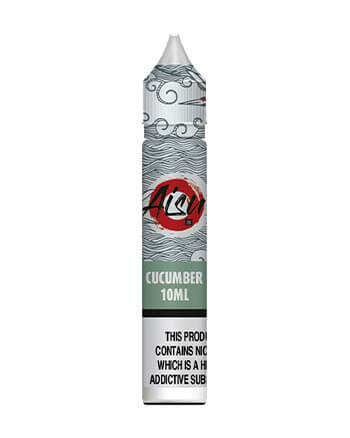 Cucumber Nic Salt eliquid by Aisu is an exotic flavour. Featuring a fresh and clean blend of cucumber paired with menthol notes.  Cucumber Nicotine Salt features a 50% VG ratio in a 10ml TPD compliant bottle, ideal for on the go vaping. This e-liquid features 20mg salt nicotine which gives you a smooth yet effective draw.  London Vape House