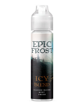 Icy Blend eliquid by Epic Frost is a super refreshing minty tobacco taste, that will punch you out of the ice floe.   Icy Blend is complimented by its tobacco blend which has been frozen by it's minty and refreshing vape flavour.