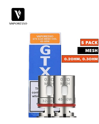Vaporesso GTX Replacement Coils - London Vape House Vaporesso GTX Replacement Coils - London Vape House