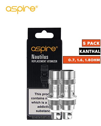 Aspire Nautilus Replacement Coils - London Vape House Aspire Nautilus Replacement Coils - London Vape House