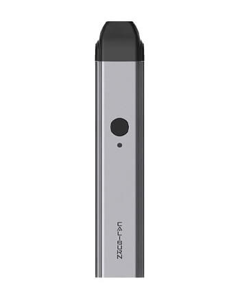 Uwell Caliburn Kit boasts a 520mAh built-in battery.  The pod functions with an inhale activation by inhaling on the mouthpiece or you can press the button on the device for stronger output.  This kit contains a 2ml refillable Caliburn pod, this is refilled by removing the mouthpiece section where you are met with two fill ports that will fit most bottle nibs.  The resistance in each pod is 1.4 Ohm offering discreet cloud production London Vape House