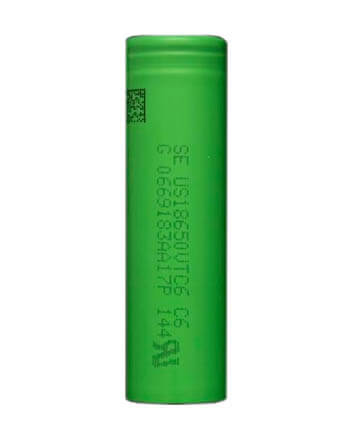 The Sony VTC6A 18650 battery is compatible with many different vape mods, vaping devices and kits. This 2500mAh battery is ideal for high wattage vaping.  Check compatibility of this battery with your vape device and kit.  Always follow battery safety when using this product.    Lithium-Ion batteries should never be kept loose in your pocket or purse.  Always keep batteries in a battery safe case and use the correct charger required for your battery.  Specifications:  Capacity: 2500mAh London Vape House