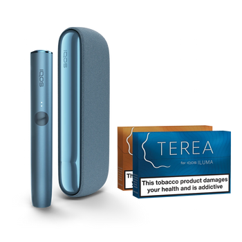 IQOS ILUMA PEBBLE GREY TWO PACKS OF TEREA
