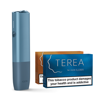 IQOS ILUMA ONE PEBBLE GREY with TWO PACKS OF TEREA