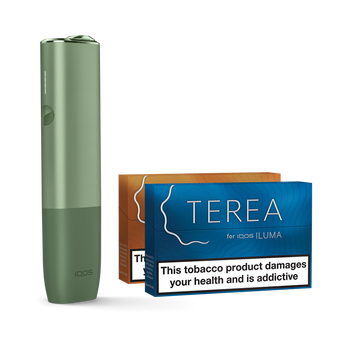 IQOS ILUMA ONE PEBBLE GREY with TWO PACKS OF TEREA