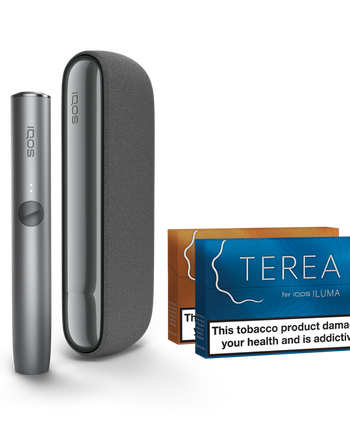 IQOS ILUMA PEBBLE GREY TWO PACKS OF TEREA