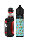 Geekvape Aegis Mini Kit is a small yet durable sub-ohm vape kit with a 2200mAh built-in battery and a Mesh-Coil based tank. This vape kit comes with the Cerberus 2ml Vape tank. Ideal for vapers looking for a sturdy vape kit, lots of vapour production and great flavour. Passionfruit Guava Punch features a sweet blend of guava and papaya mixed with a tangy passionfruit. London Vape House