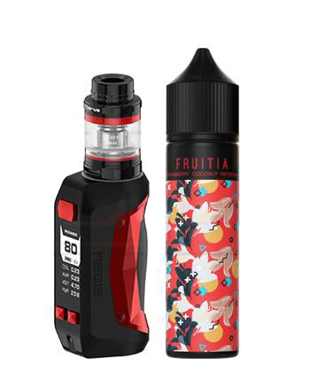 Geekvape Aegis Mini Kit is a small yet durable sub-ohm vape kit with a 2200mAh built-in battery and a Mesh-Coil based tank. This vape kit comes with the Cerberus 2ml Vape tank. Ideal for vapers looking for a sturdy vape kit, lots of vapour production and great flavour. This vape kit is aimed at intermediate vapers who want great built in battery performance who enjoy great clouds and flavour for their daily vape. The Cerebus tank is designed for higher VG e-liquid. London Vape House