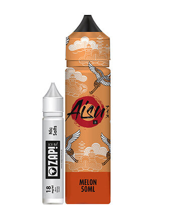 Melon eliquid by Aisu is a sweet flavour. Featuring a crisp melon flavour paired with menthol notes.  Melon features a 70% VG ratio which works best with sub-ohm tanks, producing clouds and flavour. Available in a 50ml 0mg short fill with room for one 18mg nicotine shot to create a 3mg, 60ml e-liquid.  E-liquid Features:  Melon, Ice Zap! 18mg, 10ml nicotine shot included 50ml in a 60ml Shortfill Bottle 0mg nicotine strength London Vape House