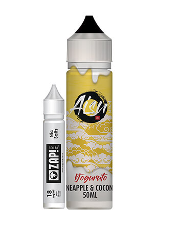 Pineapple & Coconut eliquid by Aisu Yoguruto is a sweet and creamy blend that features a juicy pineapple topped with coconut flavoured cream.  Pineapple & Coconut features a 70% VG ratio which works best with sub-ohm tanks, producing clouds and flavour. Available in a 50ml 0mg short fill with room for one 18mg nicotine shot to create a 3mg, 60ml e-liquid.   E-liquid Features:  Coconut, Pineapple London Vape House