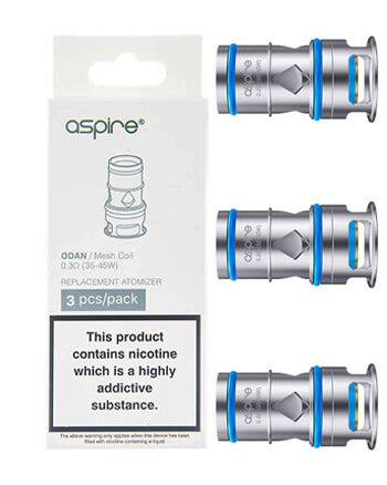 The Aspire Odan replacement coils contain 80% of linen and 20% of organic cotton. The linen makes them super resistant to high temperature and reduces the wicking rate. It also has an antibacterial propensity. Its cotton has a high-rate e-liquid absorption and maintains a steady flow. The combination of those 2 materials together delivers outstanding vapour and taste. London Vape House