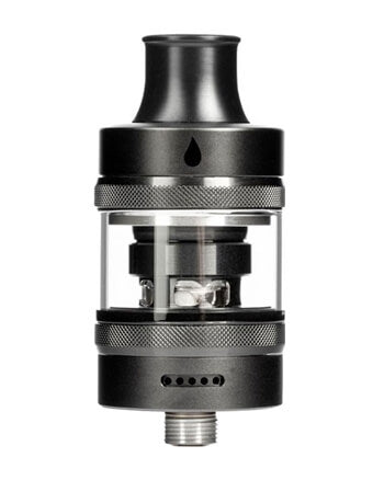 Aspire Tigon Tank, an easy to use ‘child safe’ compact tank from ASPIRE. It comes in four stylish color finishes, Stainless Steel, Blue, the ever-popular Rainbow, and Black. It can be used as an MTL (mouth to lung) or a restricted DTL (direct to lung) vape. Whichever size you choose, you can be sure of a great performing tank with great flavor and vapor production. It is the first Aspire tank to use an ingenious design that will seal the wicking holes in the tank when the coil is removed. London Vape House