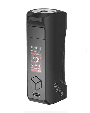 The Aspire Finixx Mod in the Jet Black Colour, at London Vape House which is a Vape Shop in Holborn and Richmond, located near Holborn Train Station and covent Garden