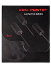 The Coil Master Ceramic Stick (5 sizes) are made of Zirconia ceramic.  This allows users to maintain and adjust their coils while dry firing for accurate coil adjustment for RDA's, RTA's and more!  The 5 sizes of ceramic rods that are included in the pack are 2.0, 2.5, 3.0, 3.5 and 4.0mm. This is great for higher and lower resistance coil builds. London Vape House