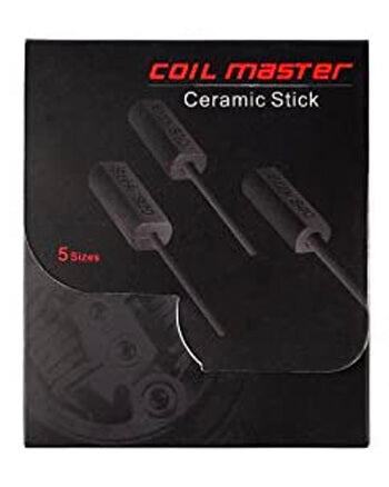 The Coil Master Ceramic Stick (5 sizes) are made of Zirconia ceramic.  This allows users to maintain and adjust their coils while dry firing for accurate coil adjustment for RDA's, RTA's and more!  The 5 sizes of ceramic rods that are included in the pack are 2.0, 2.5, 3.0, 3.5 and 4.0mm. This is great for higher and lower resistance coil builds. London Vape House