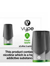Fresh Apple ePen 3 Prefilled Vape Pods by Vype features an expertly blended taste of juicy green apple tones.   Vype vPro cartridges for the Vype ePen 3 with nicotine salts are made in the UK from premium ingredients to evolve your vaping experience and assist to help you stop smoking. Nicotine salts occur naturally in tobacco leaves and we add them to our vPro cartridges to improve flavour and satisfaction. London Vape House