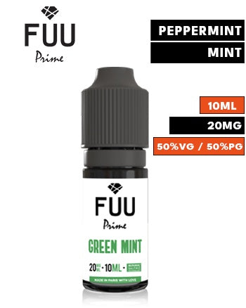 Green Mint Nic Salt eLiquid by FUU Prime - London Vape House