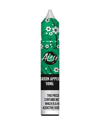 Green Apple Nic Salt eliquid by Aisu is a sweet flavour. Featuring a juicy green apple flavour paired with menthol notes.  Green Apple Nicotine Salt features a 50% VG ratio in a 10ml TPD compliant bottle, ideal for on the go vaping. This e-liquid features 20mg salt nicotine which gives you a smooth yet effective draw.  London Vape House