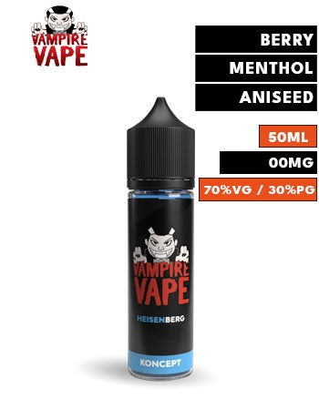 Heisenberg Shortfill eLiquid by Vampire Vape 50ml - London Vape House