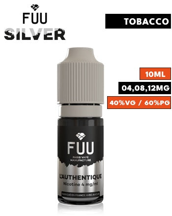 L'Authentique eLiquid by FUU Silver London Vape House L'Authentique eLiquid by FUU Silver London Vape House
