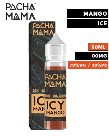 Icy Mango Shortfill eLiquid by Pacha Mama 50ml - London Vape House