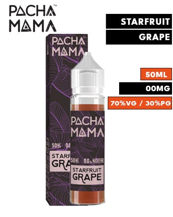 Starfruit Grape Shortfill eLiquid by Pacha Mama 50ml - London Vape House
