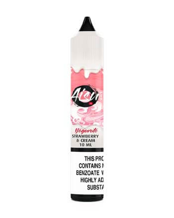 Strawberry & Cream Nic Salt eliquid by Aisu Yoguruto is a sweet frosty taste of freshly plucked strawberries, with a creamy yoghurt base.  Strawberry and Cream Nicotine Salt features a 50% VG ratio in a 10ml TPD compliant bottle, ideal for on the go vaping. This e-liquid features 20mg salt nicotine which gives you a smooth yet effective draw.   E-liquid Features:  Cream, Strawberry, Ice 10ml TPD Compliant Bottle London Vape House