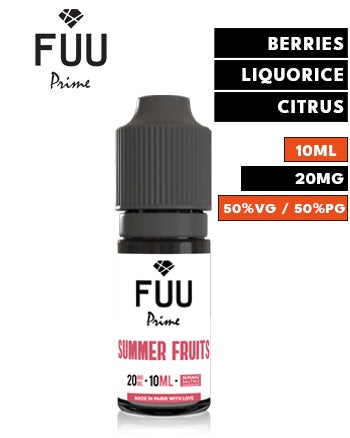 Summer Fruits Nic Salt eLiquid by FUU Prime - London Vape House
