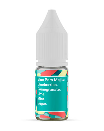 Blue Pom Nic Salt eliquid by Supergood is a twist on a Cuban classic with fresh wild blueberries, luxurious pomegranate, zesty lime, freshly picked and torn mint leaves and the sweetest sugar syrup. The combination of these amazing ingredient flavours will provide you feeling the vibes of the Caribbean coast after every vape. This e-liquid was crowned " Winner of Best Drink E-Liquid at Vape Jam 2019. " London Vape House