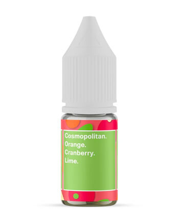 Cosmopolitan Nic Salt eliquid by Supergood takes fresh, big juicy oranges and mixes them with delicate but flavourful cranberries and twists a hint lime on top as a tribute to one of the classics. A legend in the vaping. This is a must-vape for all cocktail lovers.  Cosmopolitan  features a 50% VG ratio in a 10ml TPD compliant bottle, London Vape House