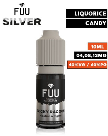 Tricky Racoon eLiquid by FUU Silver - London Vape House
