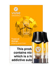 and assist to help you stop smoking. Nicotine salts occur naturally in tobacco leaves and we add them to our vPro cartridges to improve flavour and satisfaction.  Approximately 200 puffs per cartridge.  E-liquid Features:  Mango 2ml x 2 Pods Strength: 6mg, 12mg, 18mg Compatible with Vype Epod  Made in UK London Vape House