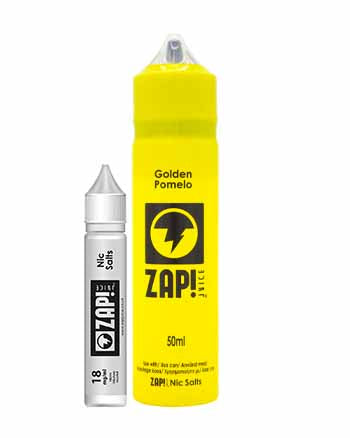 Golden Pomelo eliquid by Zap is a zesty fresh-tasting vape that consists of tropical medley featured with a juicy pomelo.  Golden Pomelo features a 70% VG ratio which works best with sub-ohm tanks, producing clouds and flavour. Available in a 50ml 0mg short fill with room for one 18mg nicotine shot to create a 3mg, 60ml e-liquid.  E-liquid Features:  Pomelo Zap! 18mg, 10ml nicotine shot included London Vape House