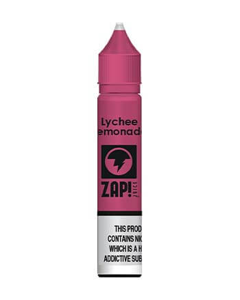 Lychee Lemonade Nic Salt eliquid by Zap! is a tangy zest of lemonade evolving into exotic, sweet lychee. Beautifully balanced like a gymnast on a beam.  Lychee Lemonade Nicotine Salt features a 50% VG ratio in a 10ml TPD compliant bottle, ideal for on the go vaping. This e-liquid features 20mg salt nicotine which gives you a smooth yet effective draw.   E-liquid Features:  Lemonade, Lychee 10ml TPD Compliant Bottle London Vape House