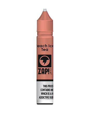 Peach Ice Tea Nic Salt eliquid by Zap! is simple and sweet. Soft peaches and loose tea leaves in a relaxing mixture, perfect for a peaceful day in the garden.  Peach Iced Tea Nicotine Salt features a 50% VG ratio in a 10ml TPD compliant bottle, ideal for on the go vaping. This e-liquid features 20mg salt nicotine which gives you a smooth yet effective draw.   E-liquid Features:  Peach, Tea 10ml TPD Compliant Bottle 10mg, 20mg nicotine strength