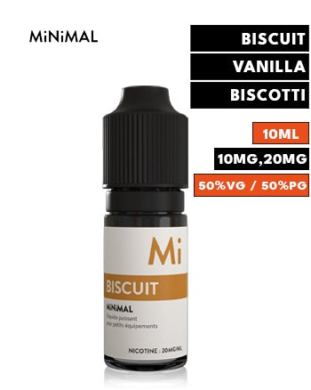 Biscotti Nic Salt eLiquid by Minimal London Vape House Biscotti Nic Salt eLiquid by Minimal London Vape House