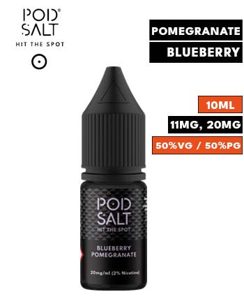 Blueberry Pomegranate Nic Salt E Liquid by Pod Salt Core - London Vape House