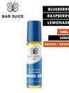 Blue Razz Lemonade Nic Salt eLiquid by Bar Juice - London Vape House