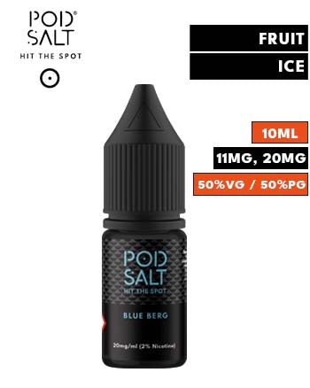 Blue Berg Nic Salt E Liquid by Pod Salt Core - London Vape House