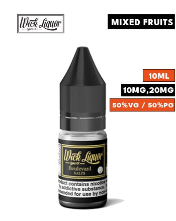 Boulevard Nic Salt eLiquid by Wick Liquor - London Vape House