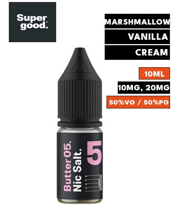 Butter 05 Nic Salt eLiquid by Supergood - London Vape House
