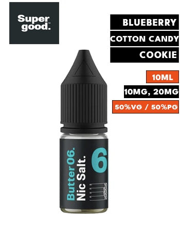 Butter 06 Nic Salt eLiquid by Supergood - London Vape House