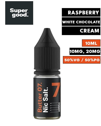 supergood vape juice Butter 07 Nic Salt eLiquid by Supergood – London Vape House