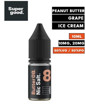 Butter 08 Nic Salt eLiquid by Supergood - London Vape House