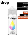 Citrus + Lychee + Ice eLiquid by Fruit Drop 100ml - London Vape House