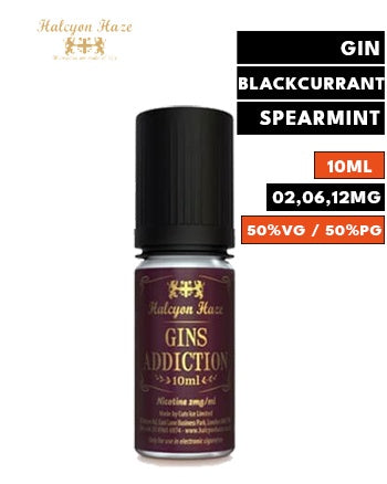Gins Addiction eLiquid by Halcyon Haze - London Vape House