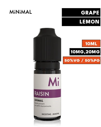 Grape Nic Salt eLiquid by Minimal - London Vape House