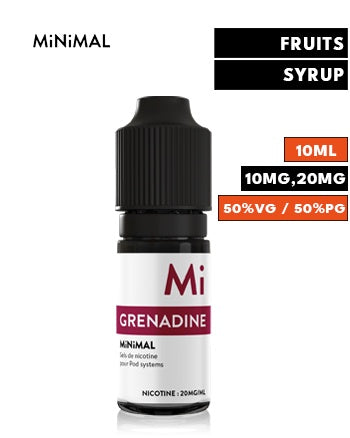 Grenadine Nic Salt eLiquid by Minimal London Vape House Grenadine Nic Salt eLiquid by Minimal London Vape House